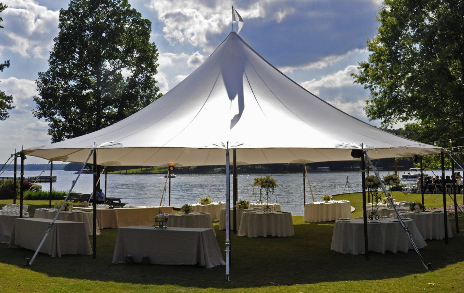 tidewatersailclothtent to Lake Oconee Event Company Tent